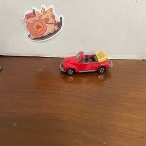 Tomica Pocket Cars VOLKSWAGEN Convertible NO.F20 Tomy Red 1977 Japan Made